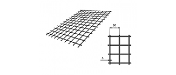 Сетка сварная (дорожная) 50х50х3мм 1х2м купить с доставкой в Зендиково